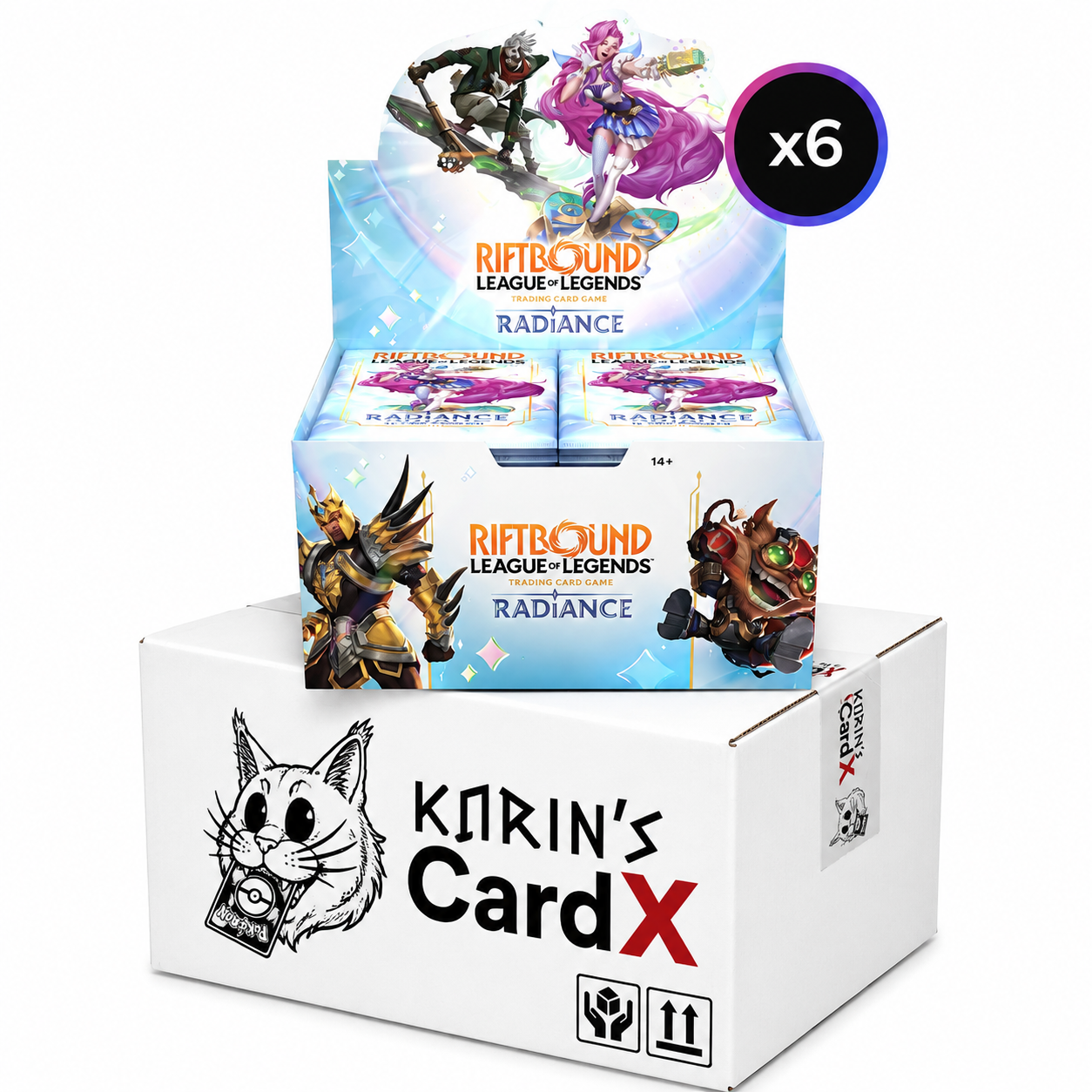 Riftbound: League of Legends TCG - Set 05 - Radiance - Display Case (6x Booster Boxes)