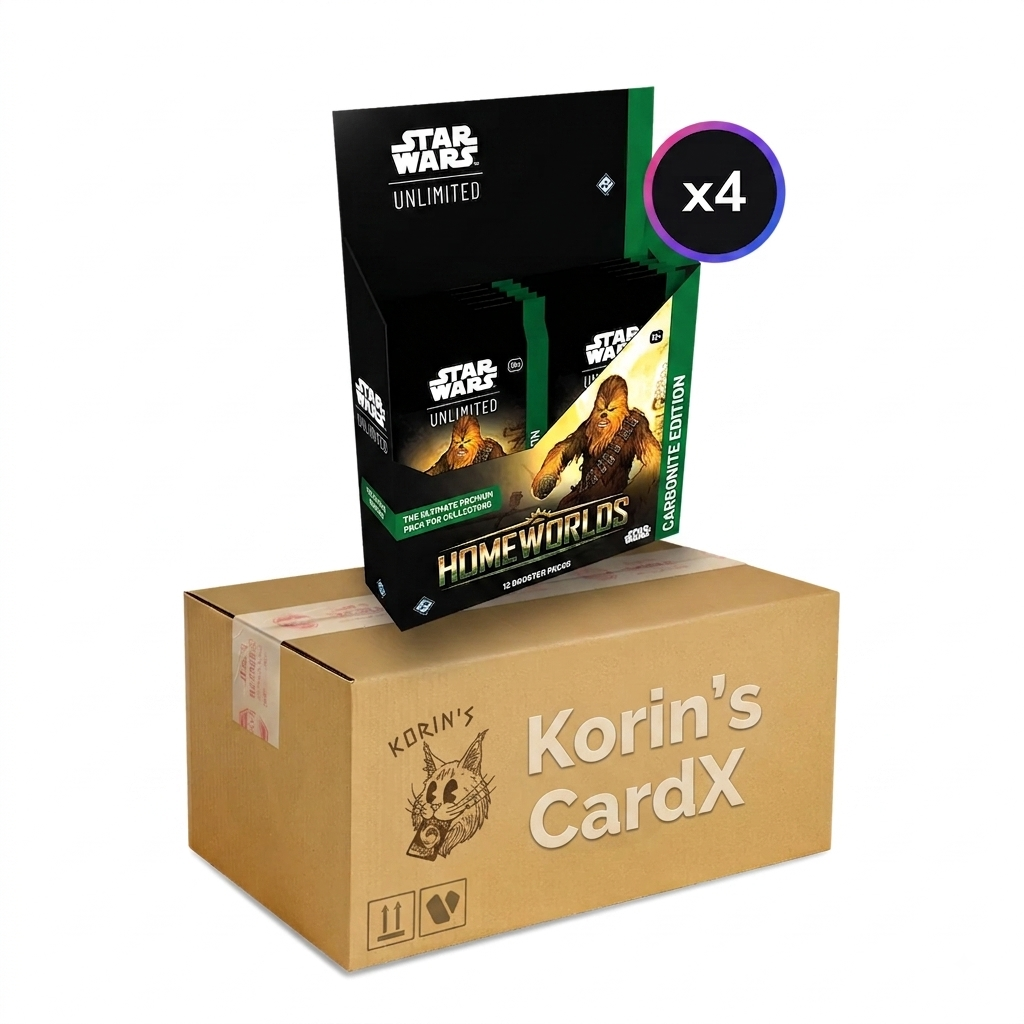 Star Wars: Unlimited - Homeworlds - Carbonite Display Case (4x Booster Boxes)