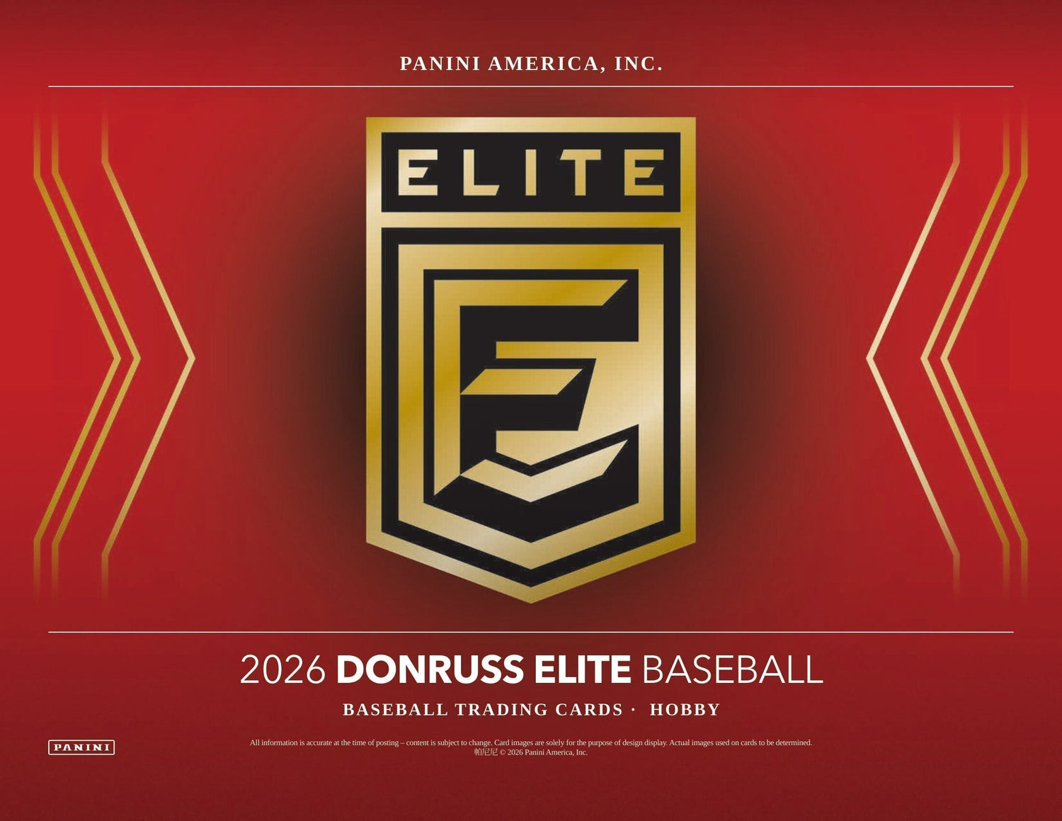 2026 Panini Donruss Elite Baseball Hobby Box