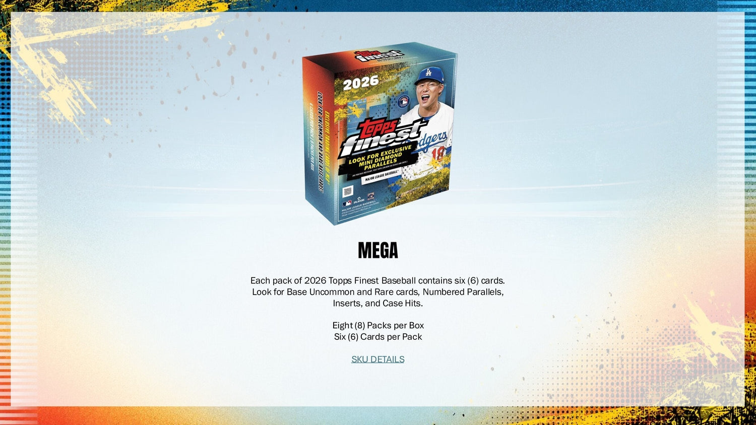 2026 Topps Finest Baseball Hobby Box (Presale 7/8)