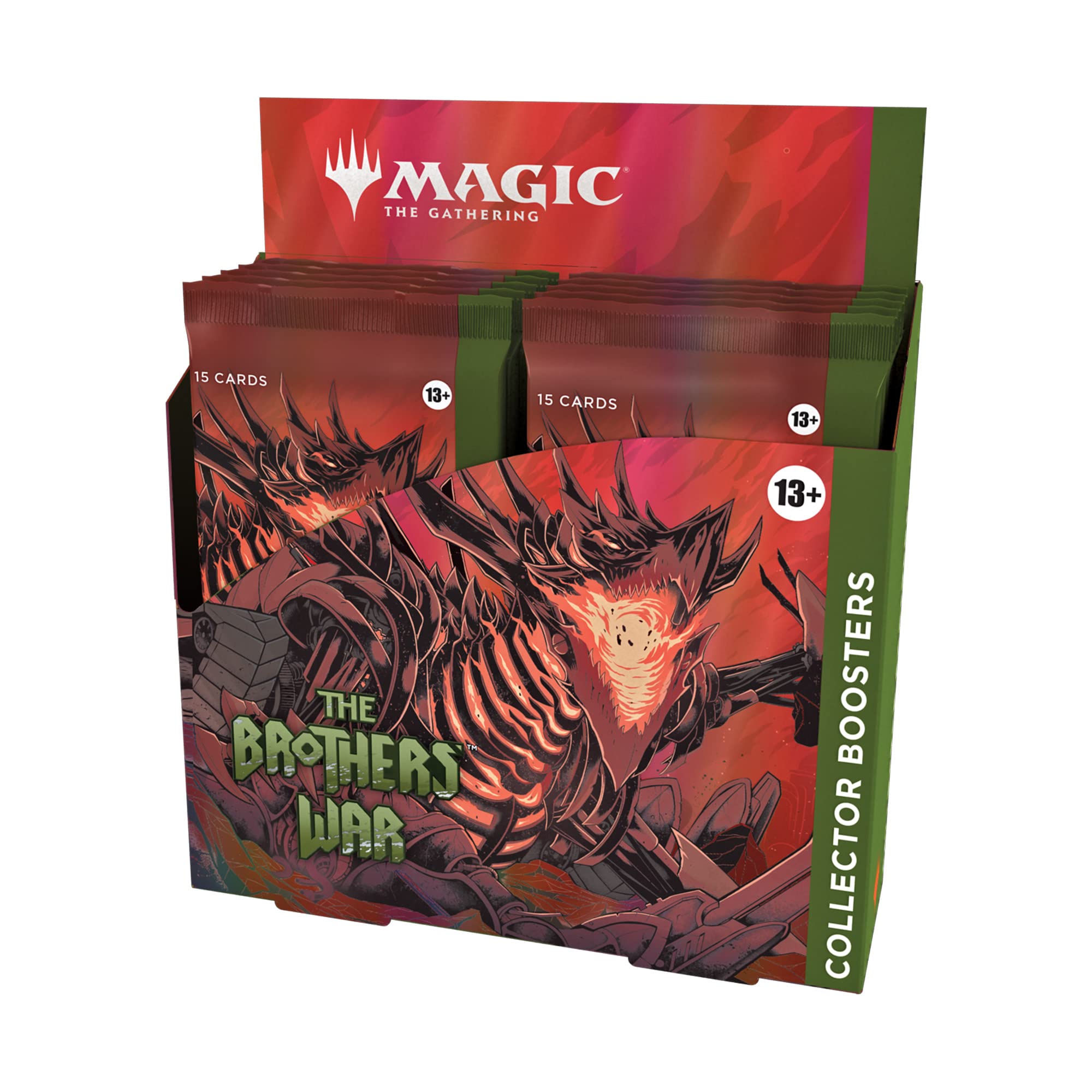 Magic: The Gathering The Brothers War Collector Booster Box | 12 Packs (180 Magic Cards)