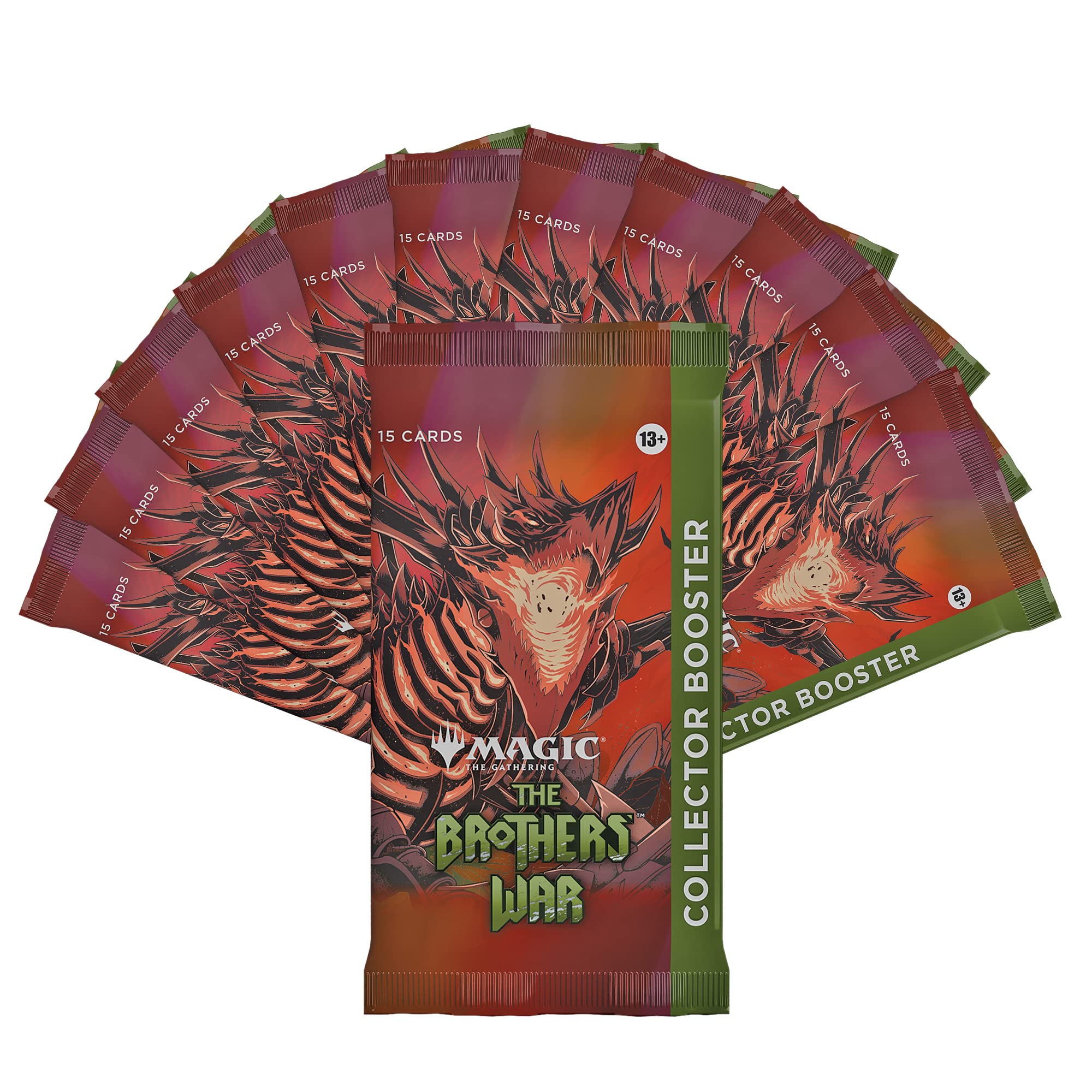 Magic: The Gathering The Brothers War Collector Booster Box | 12 Packs (180 Magic Cards)