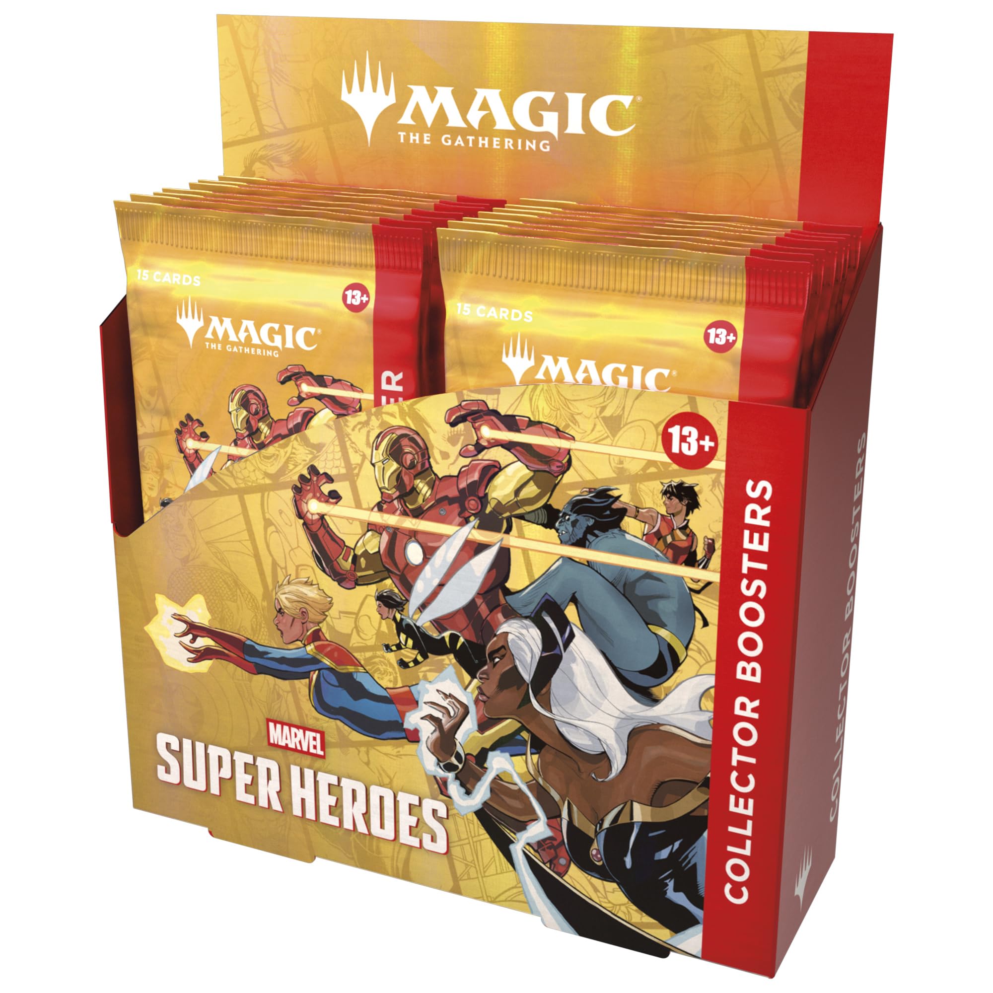 Magic: The Gathering | Marvel Super Heroes Collector Booster Box | 12 Packs | Collectible Trading Card Game
