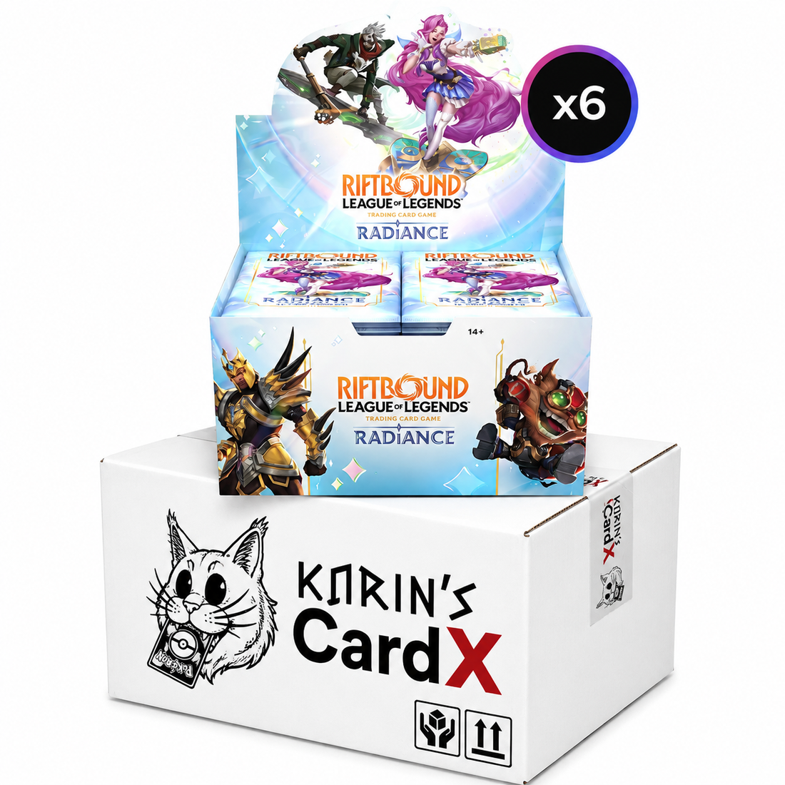 Riftbound: League of Legends TCG - Set 05 - Radiance - Display Case (6x Booster Boxes)