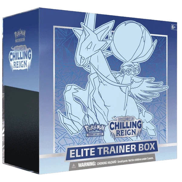 Pokemon TCG - Sword &amp; Shield - Chilling Reign - Elite Trainer Box (Ice Rider)