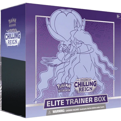 Pokemon TCG - Sword &amp; Shield - Chilling Reign - Elite Trainer Box (Shadow Rider)