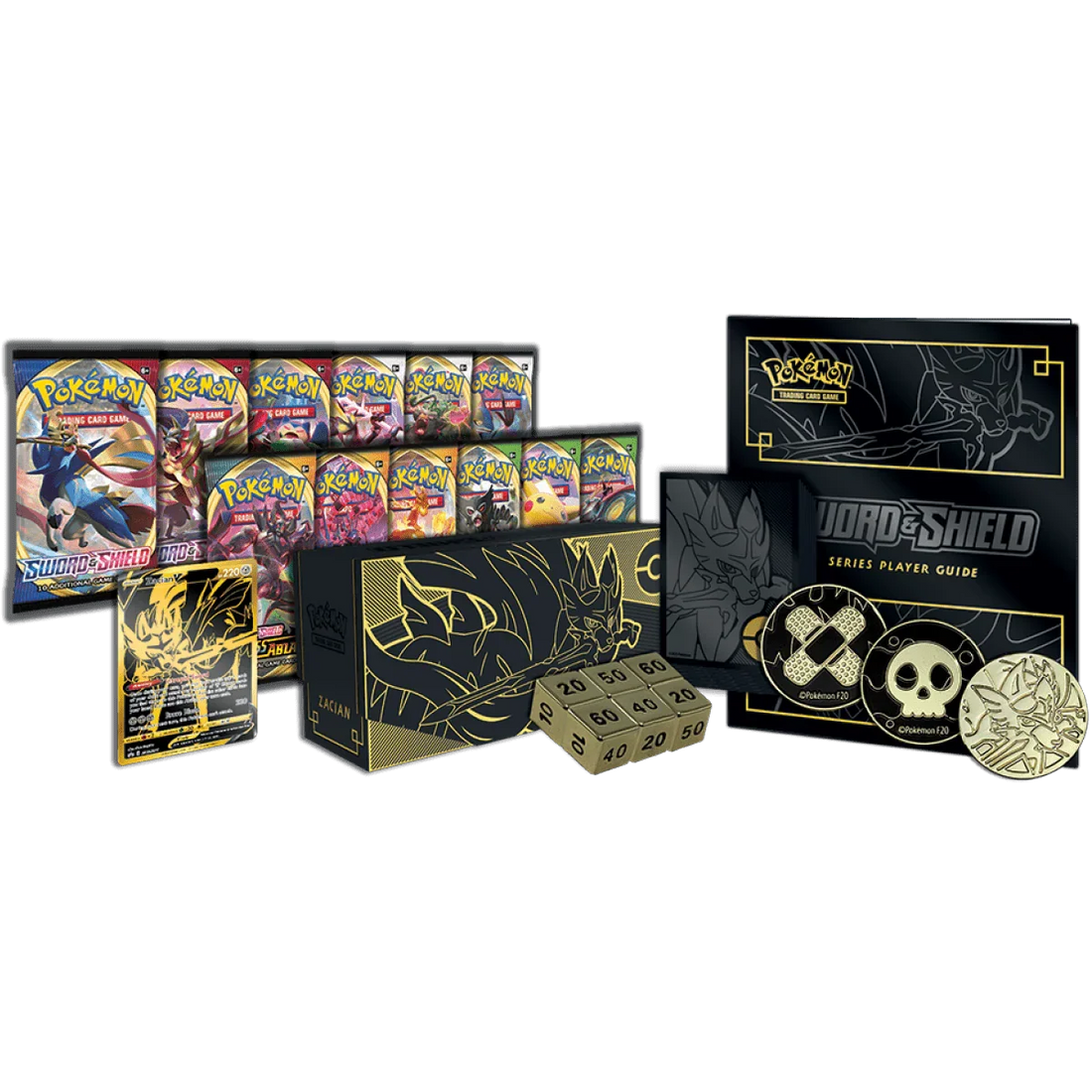 Pokemon TCG - Sword &amp; Shield - Elite Trainer Box Plus (Zacian)